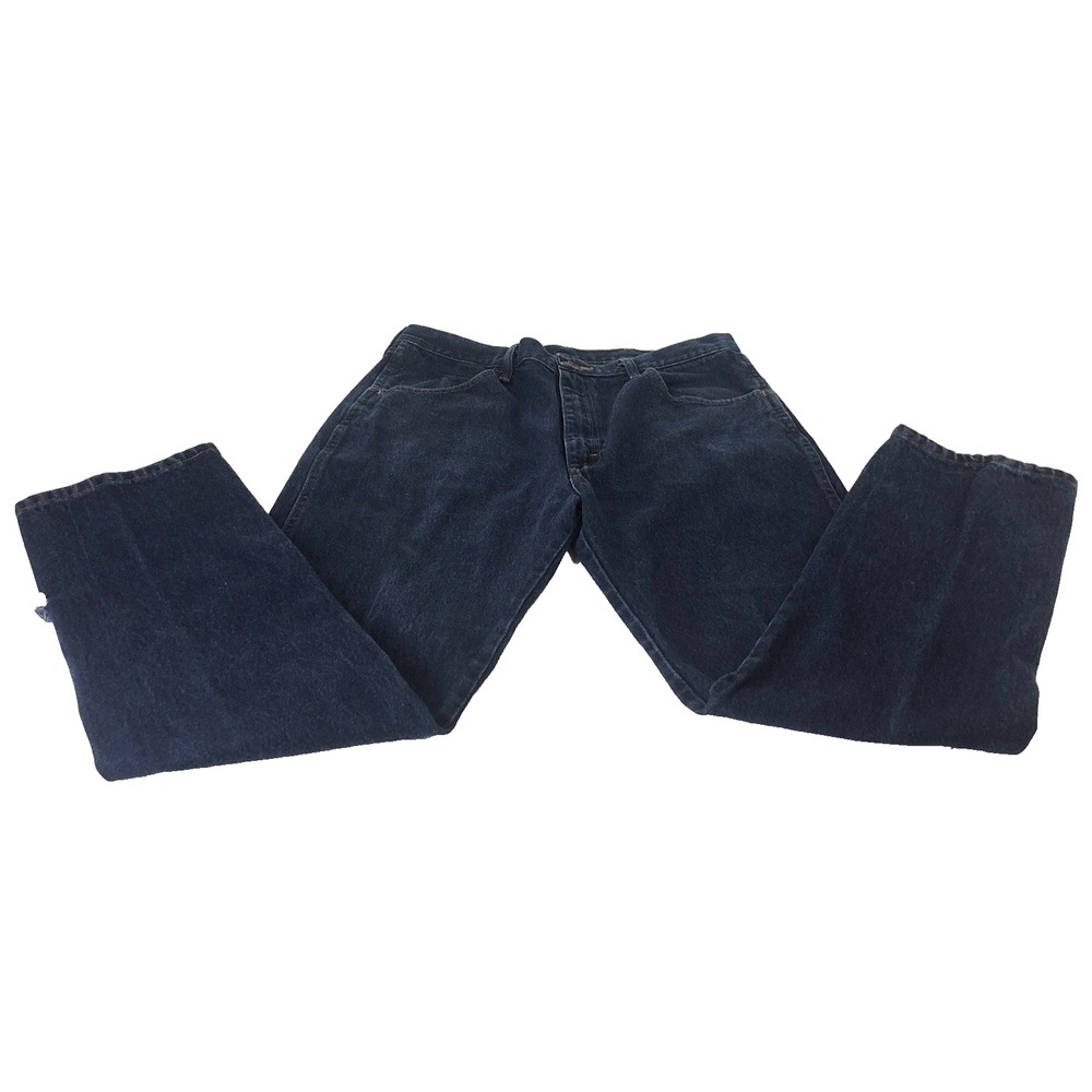 Rustler Men's Jeans 36x32 Dark Wash Blue Denim Straight‎ Leg Workwear
